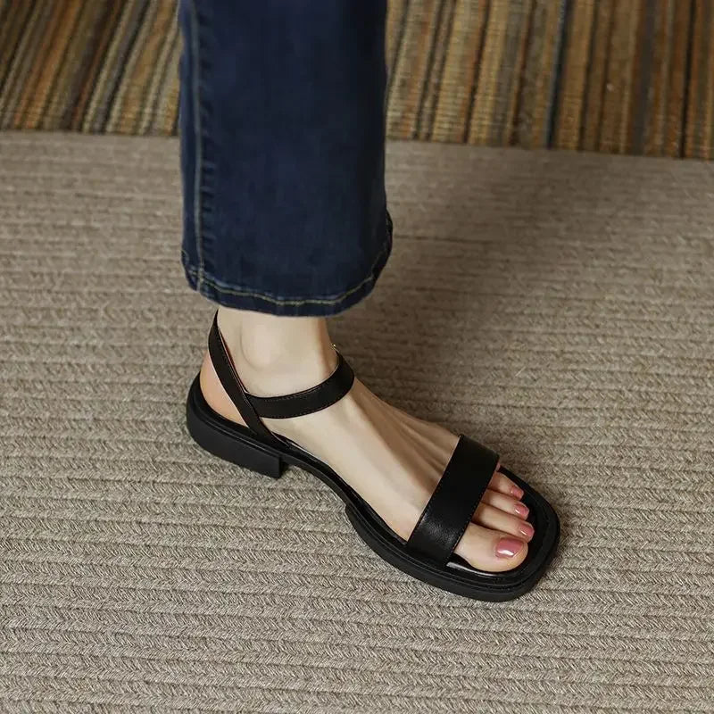 Brigitte | Sandalen met lage hak