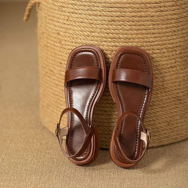 Brigitte | Sandalen met lage hak