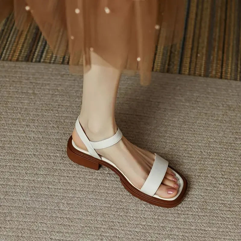 Brigitte | Sandalen met lage hak