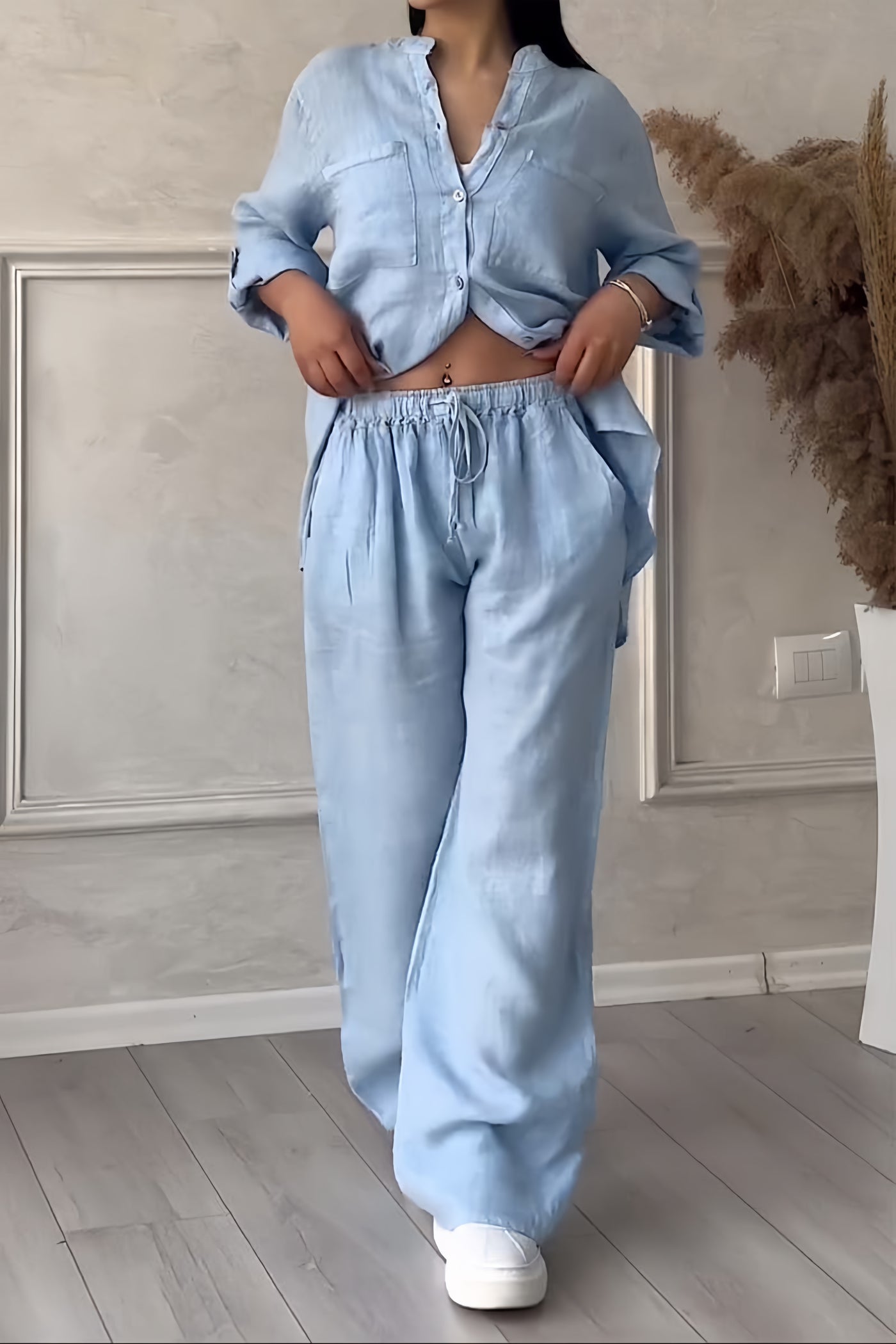 Emma Stijlvolle Linnen Set