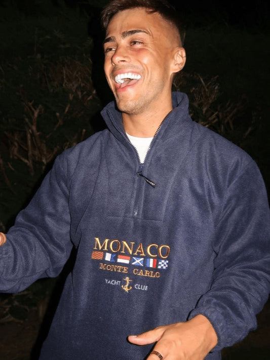Monaco Pullover met Zipper