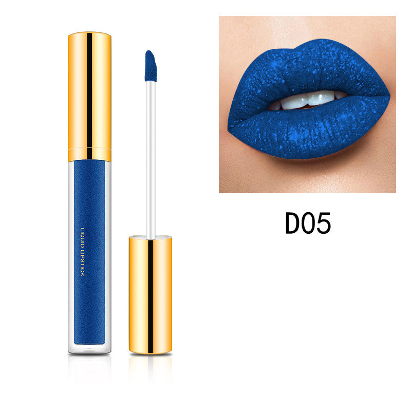 Metallic vloeibare diamant glitterlippenstift